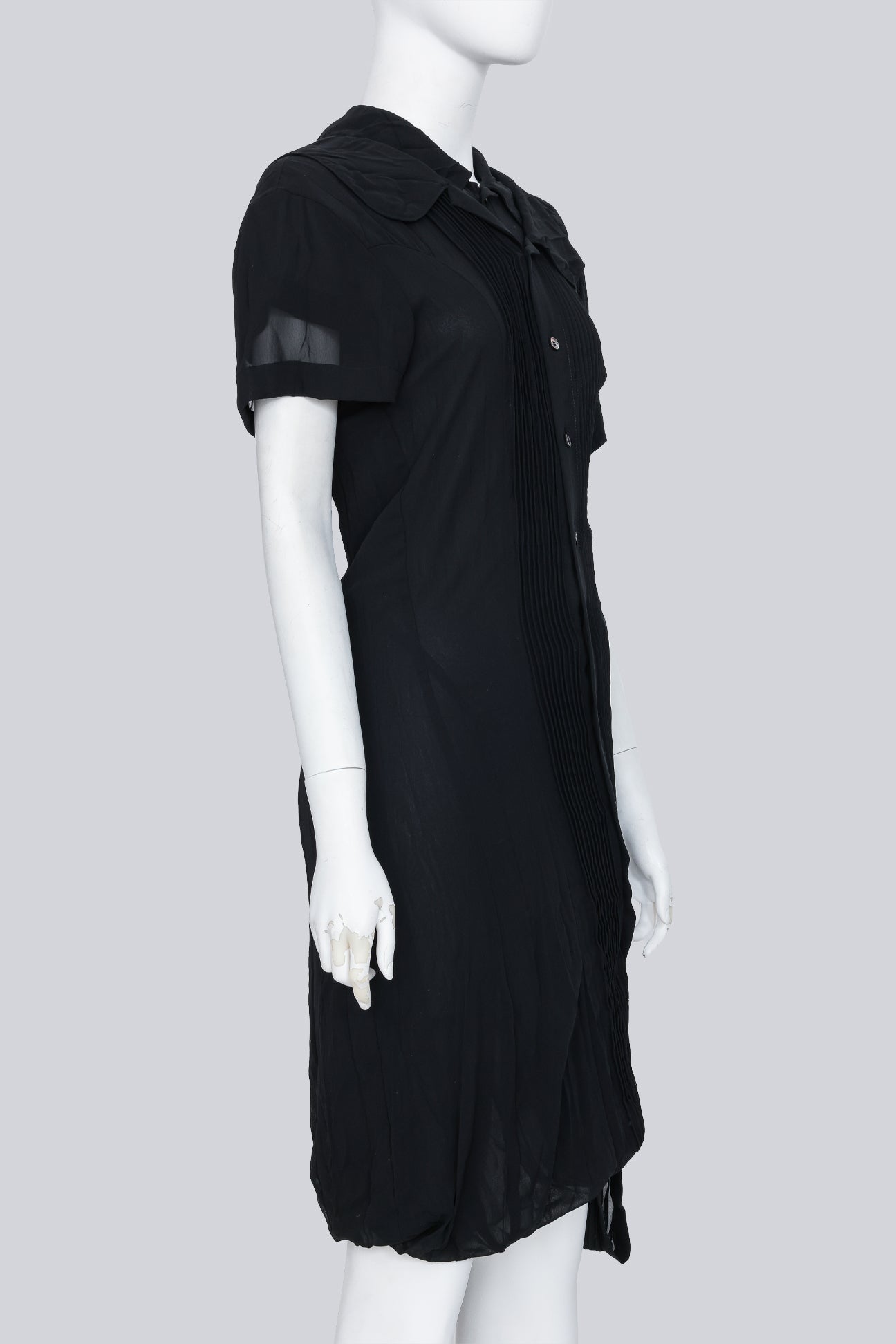 JUNYA WATANABE COMME DES GARCONS - A BLACK REVERSIBLE DRESS