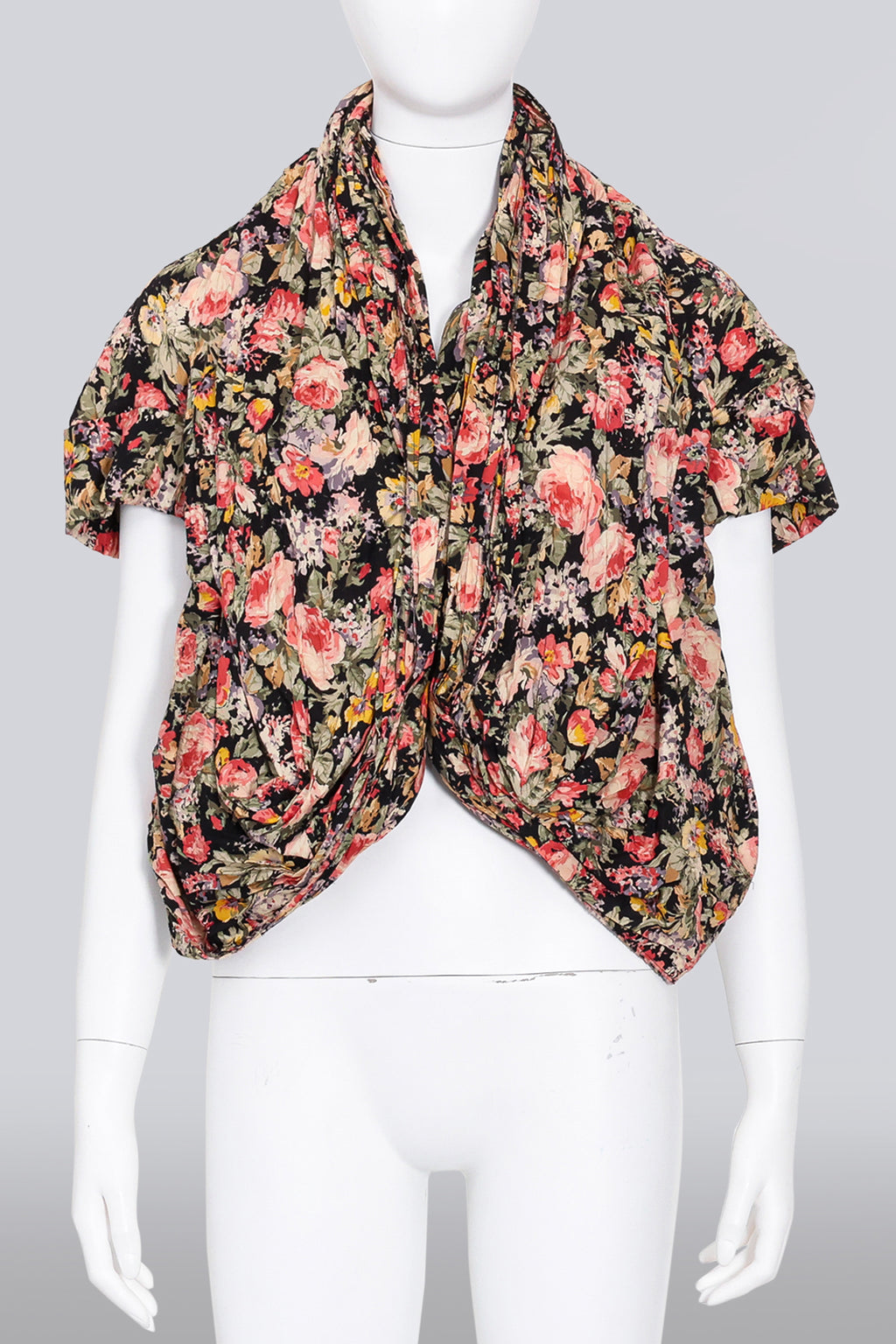 JUNYA WATANABE COMME DE GARCON - A S/S 2008 SCULPTURAL FLORAL BLOUSE