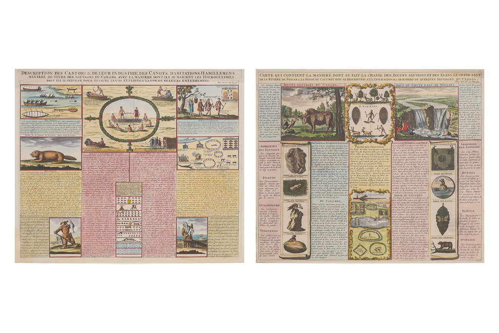 DESCRIPTION DES CASTORS & DE LEUR INDUSTRIE, HENRIE ABRAHAM CHATELAIN, 1705-1739