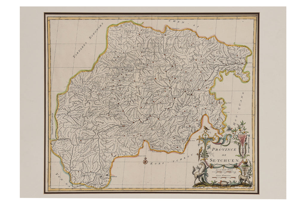PROVINCE DE SE-TCHEUN, JEAN D'ANVILLE, 1737