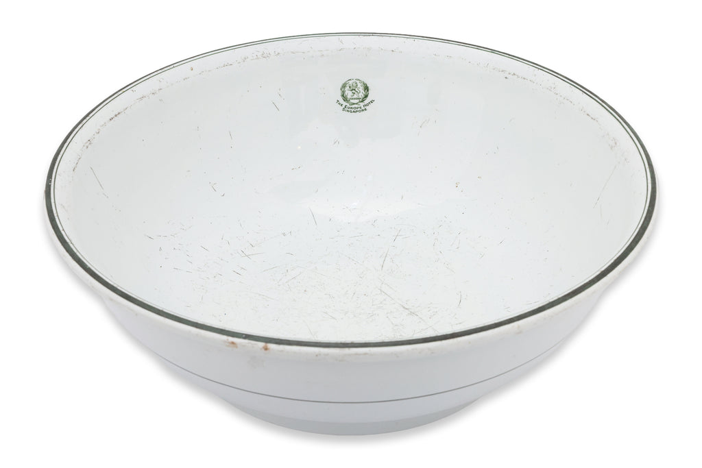 A EUROPE HOTEL SINGAPORE PORCELAIN BASIN