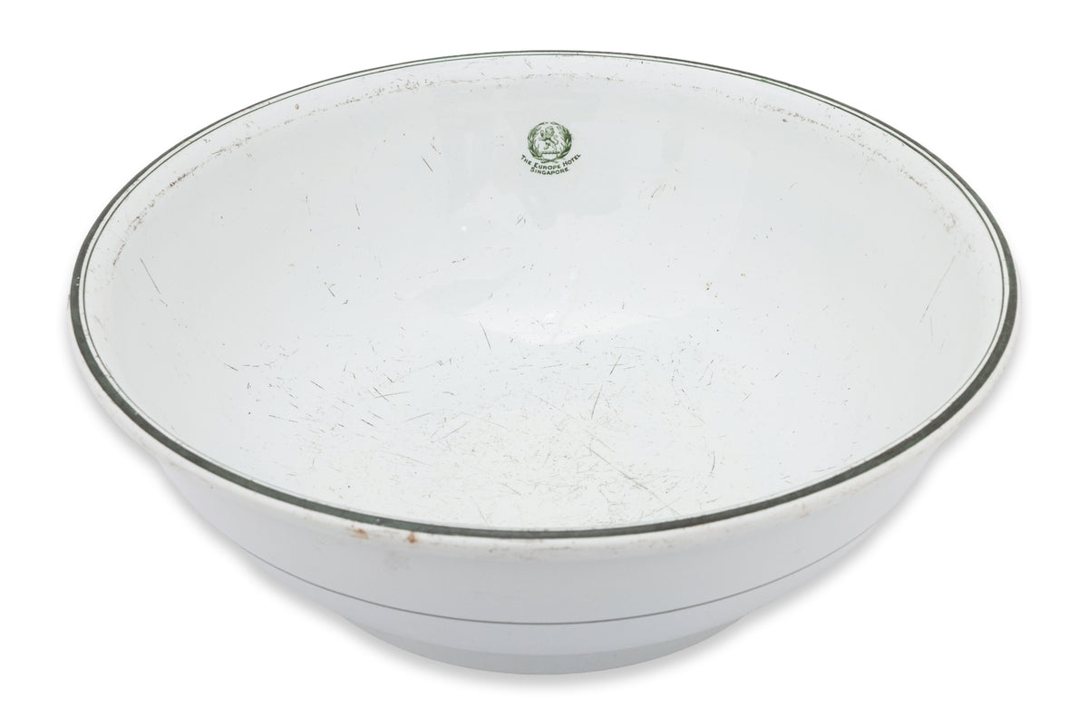 A EUROPE HOTEL SINGAPORE PORCELAIN BASIN