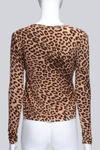 ANNA MOLINARI - A BROWN LEOPARD PRINT SET