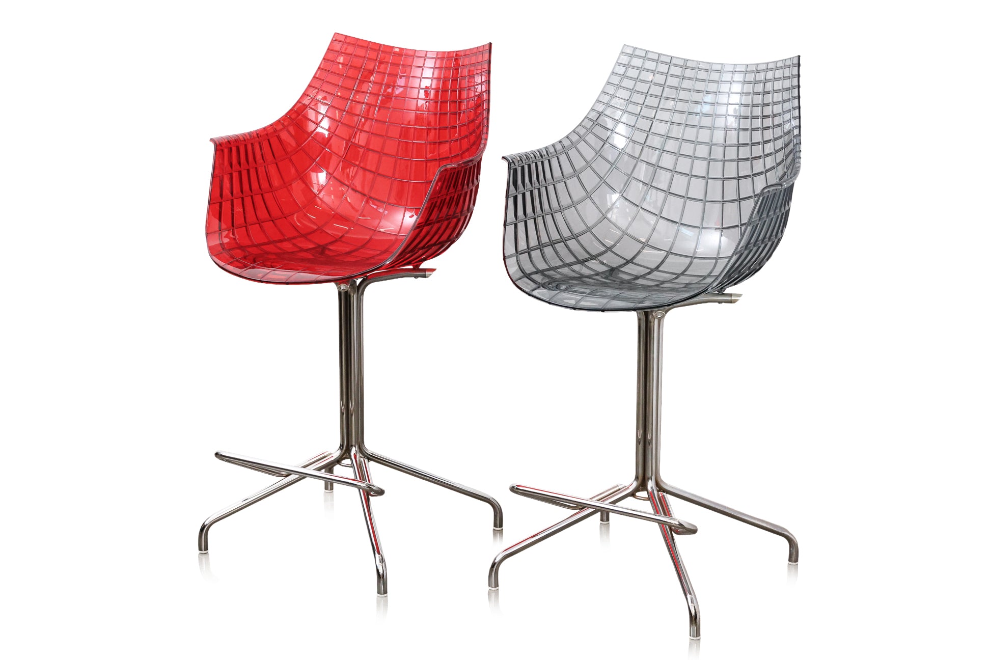 A PAIR OF DRIADE ‘MERIDIANA’ HIGH STOOLS