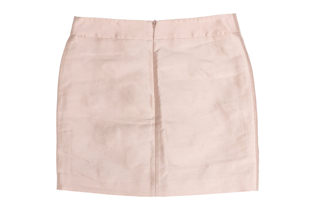 STELLA MCCARTNEY - A BEIGE RESIN GEM EMBELLISHED MINI SKIRT