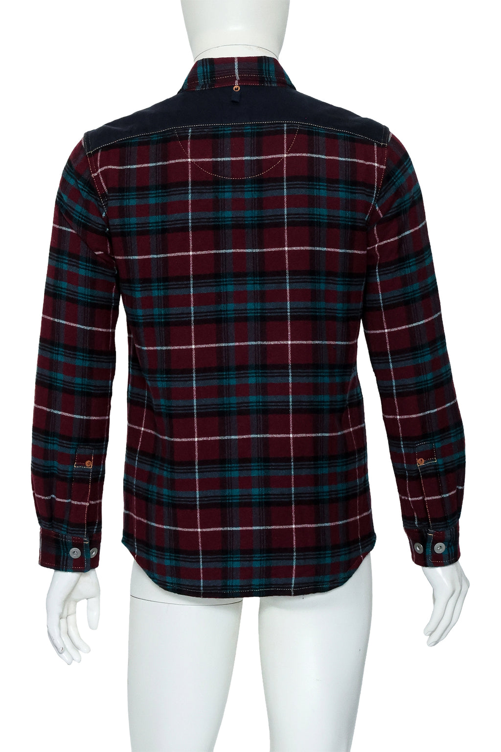JUNYA WATANABE COMME DES GARÇONS MAN - A 2014 PLAID WOOL-BLEND SHIRT