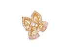 A DIAMOND RIBBON RING