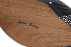 TWO CARVED AND PAINTED WOODEN DUCK DECOYS BY JAMES HADDON
