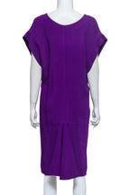 STELLA MCCARTNEY - A PURPLE BUTTON FRONT DRESS