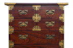 A KOREAN ELM CHEST OF DRAWERS