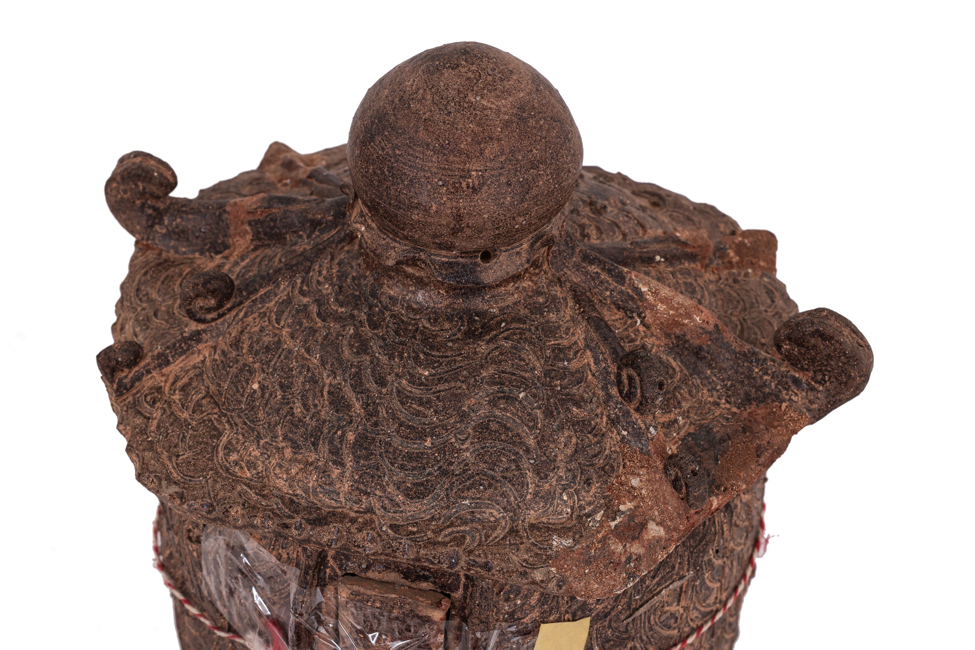 A STONEWARE GRANARY JAR