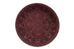 A RED LACQUER STYLE DISH