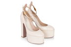 VALENTINO GARAVANI - A PAIR OF GO PLATFORM PUMPS