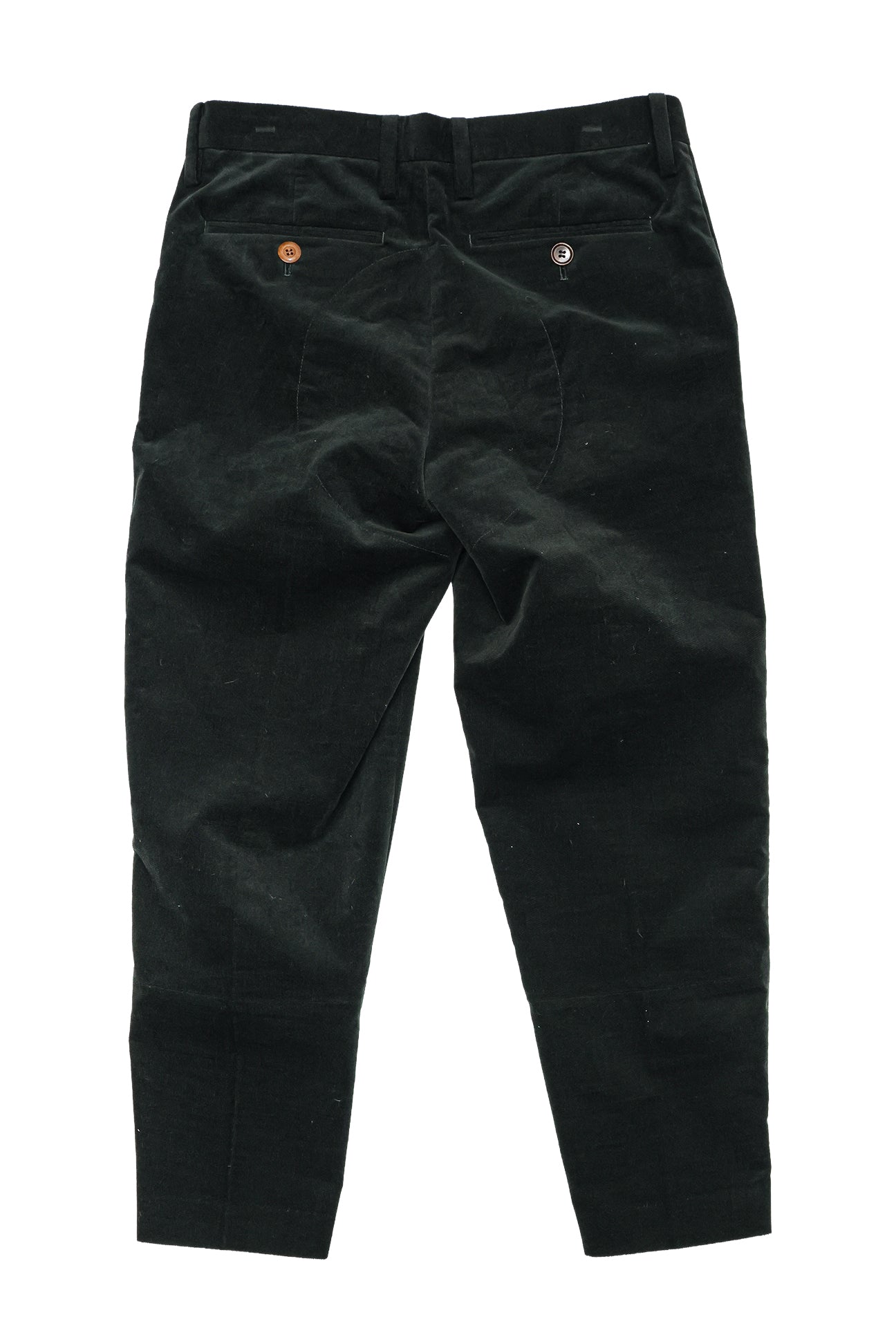 UNDERCOVER - A PAIR OF OLIVE COTTON BLEND TROUSERS