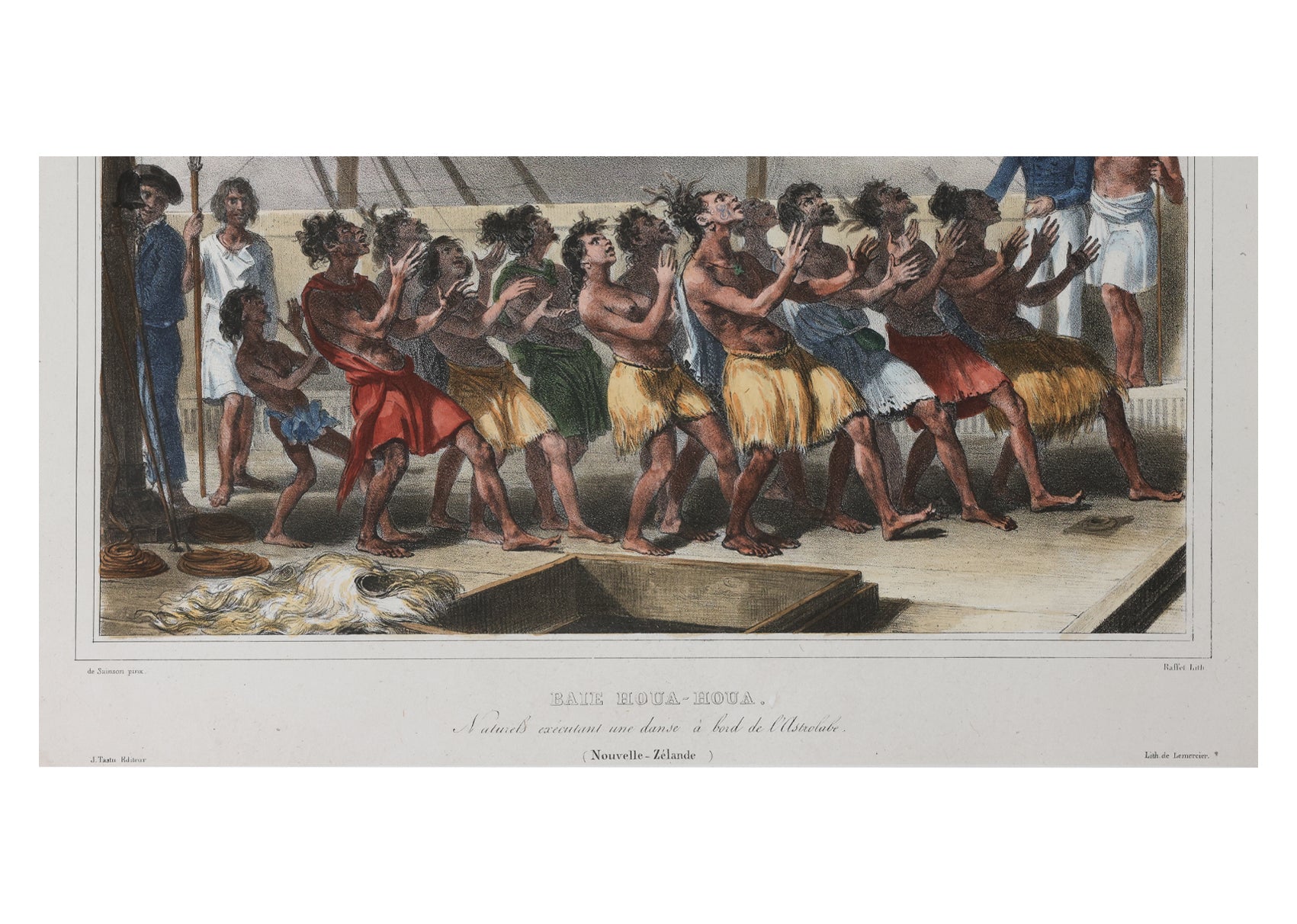A GROUP OF FOUR 19TH CENTURY LITHOGRAPHS OF NEW ZEALAND