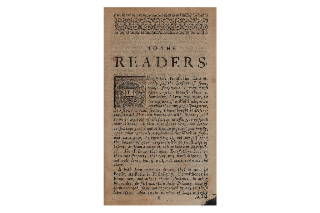 THE HISTORY OF THE GRECIAN WAR: IN EIGHT BOOKS WRITTEN BY THUCYDIDES VOL I AND II