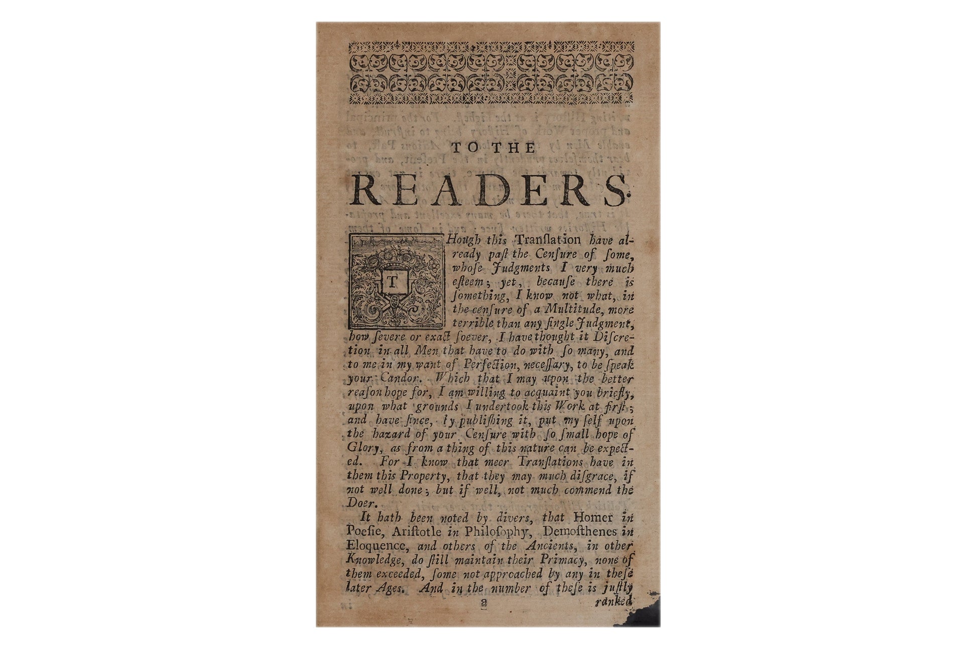 THE HISTORY OF THE GRECIAN WAR: IN EIGHT BOOKS WRITTEN BY THUCYDIDES VOL I AND II