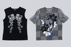 ALEXANDER MCQUEEN - A PAIR OF 2014 GRAPHIC T-SHIRTS