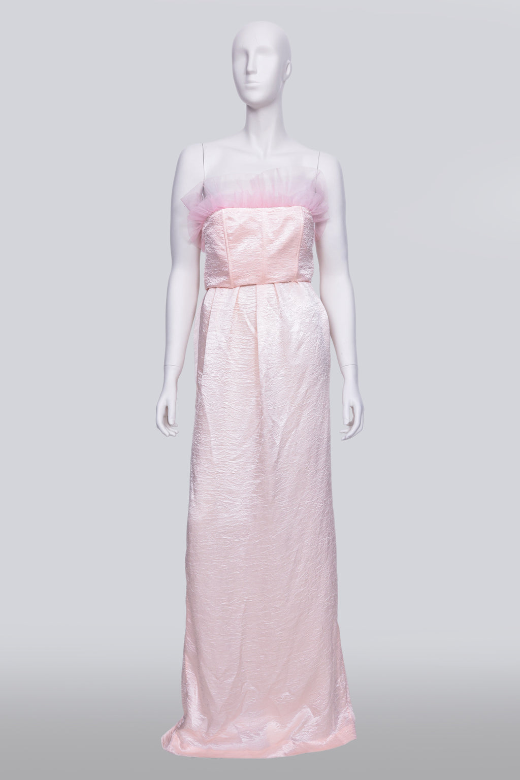 ANNA OCTOBER - A PINK 'CRINKLED DRESS'