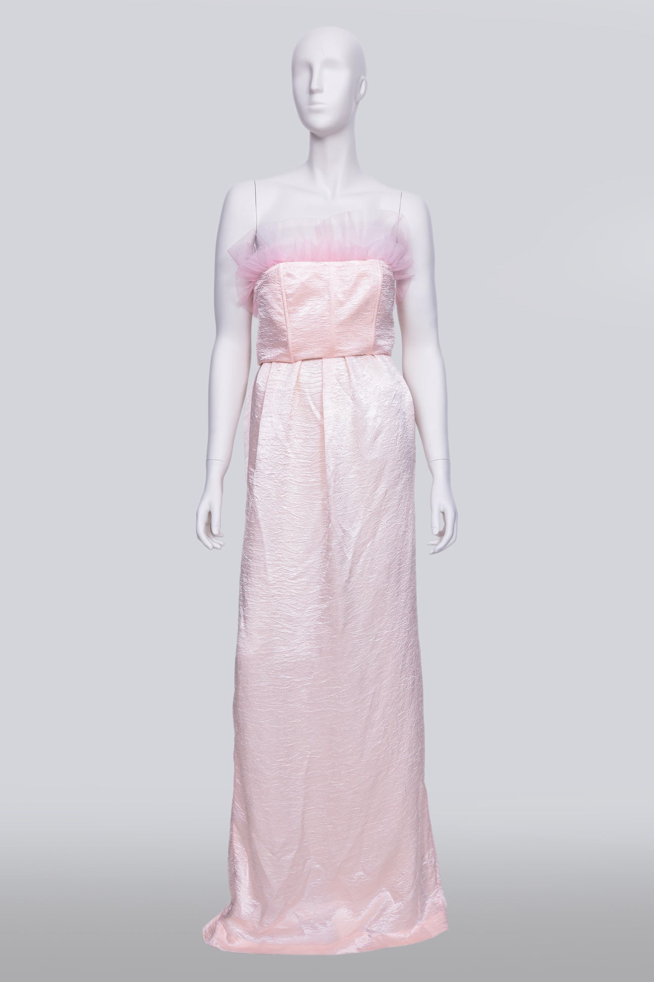 ANNA OCTOBER - A PINK 'CRINKLED DRESS'