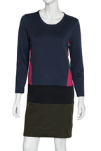 MARKUS LUPFER - A MULTICOLOURED LONG SLEEVE DRESS