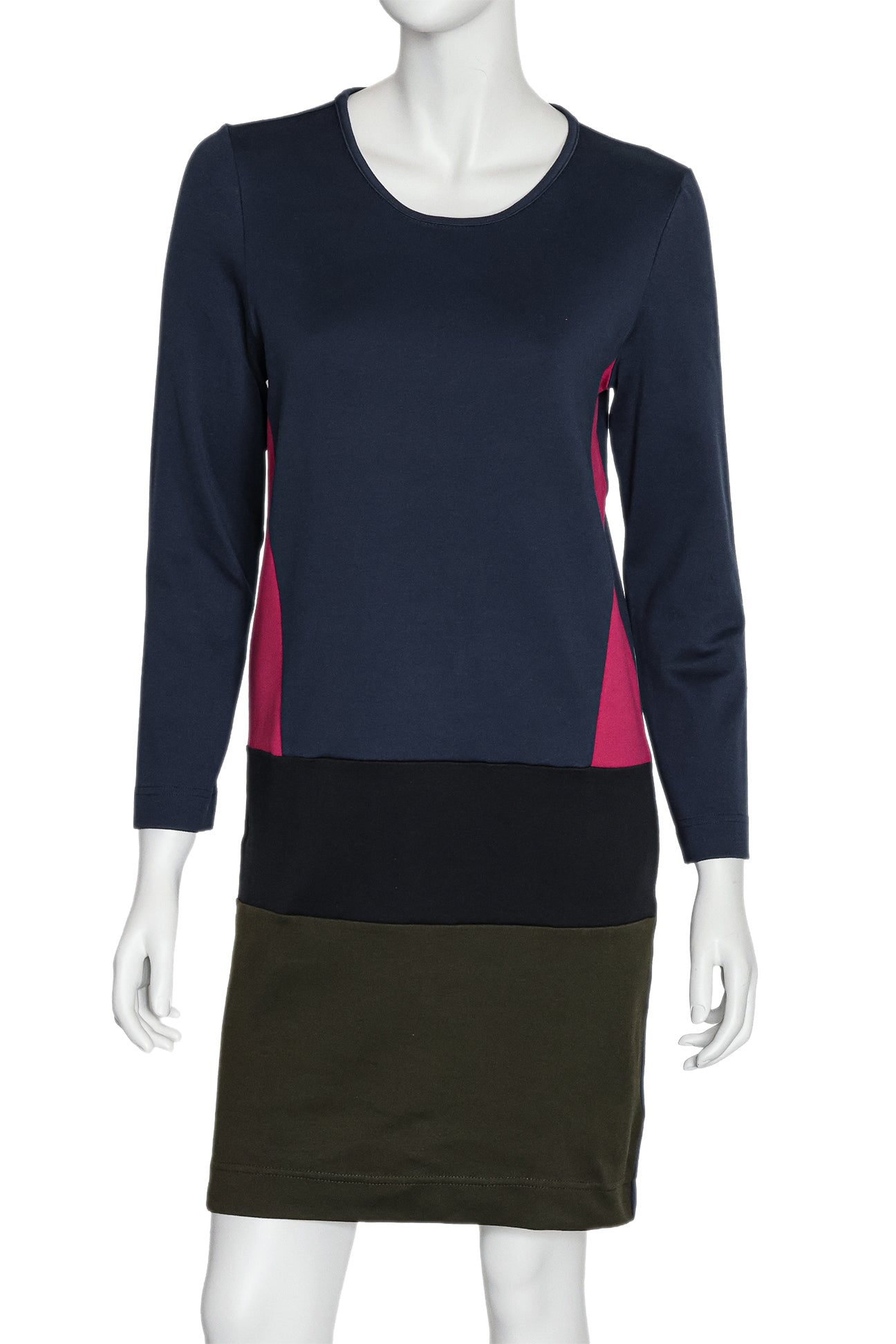 MARKUS LUPFER - A MULTICOLOURED LONG SLEEVE DRESS