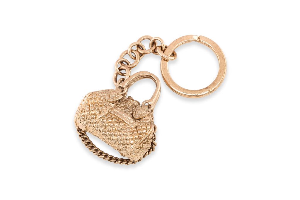 MARC JACOBS - A GOLD-TONE STAM KEY RING