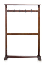 A TEAK COAT RACK