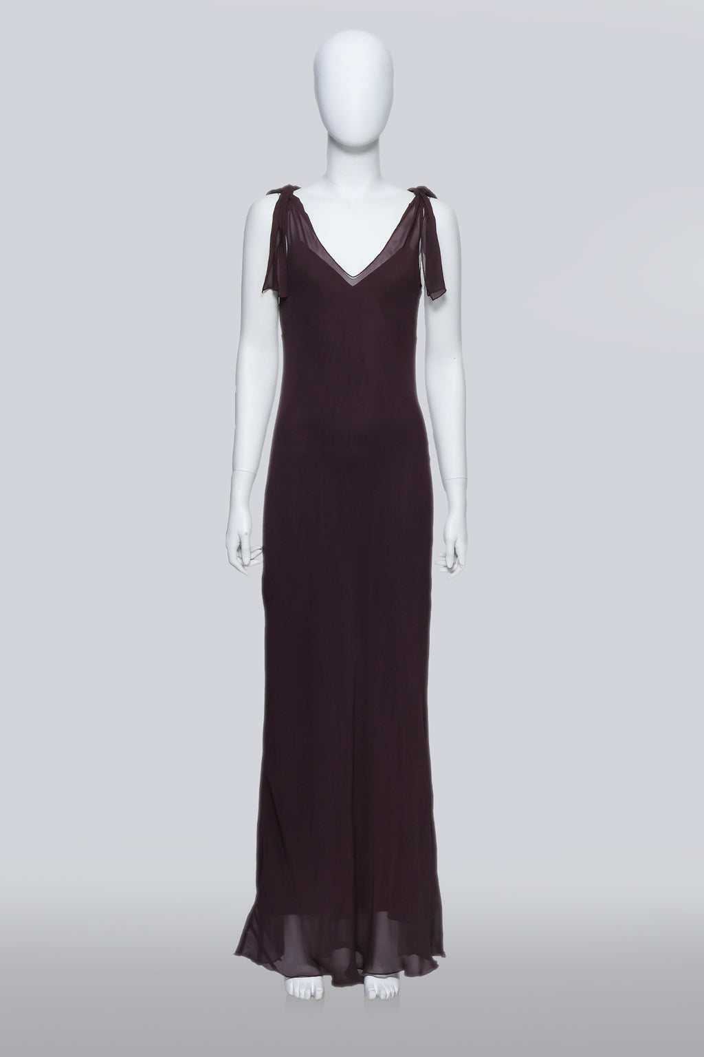 PHILOSOPHY DI ALBERTA FERRETTI - A DARK PURPLE DRESS