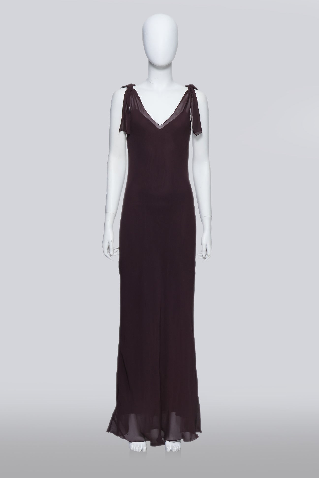 PHILOSOPHY DI ALBERTA FERRETTI - A DARK PURPLE DRESS