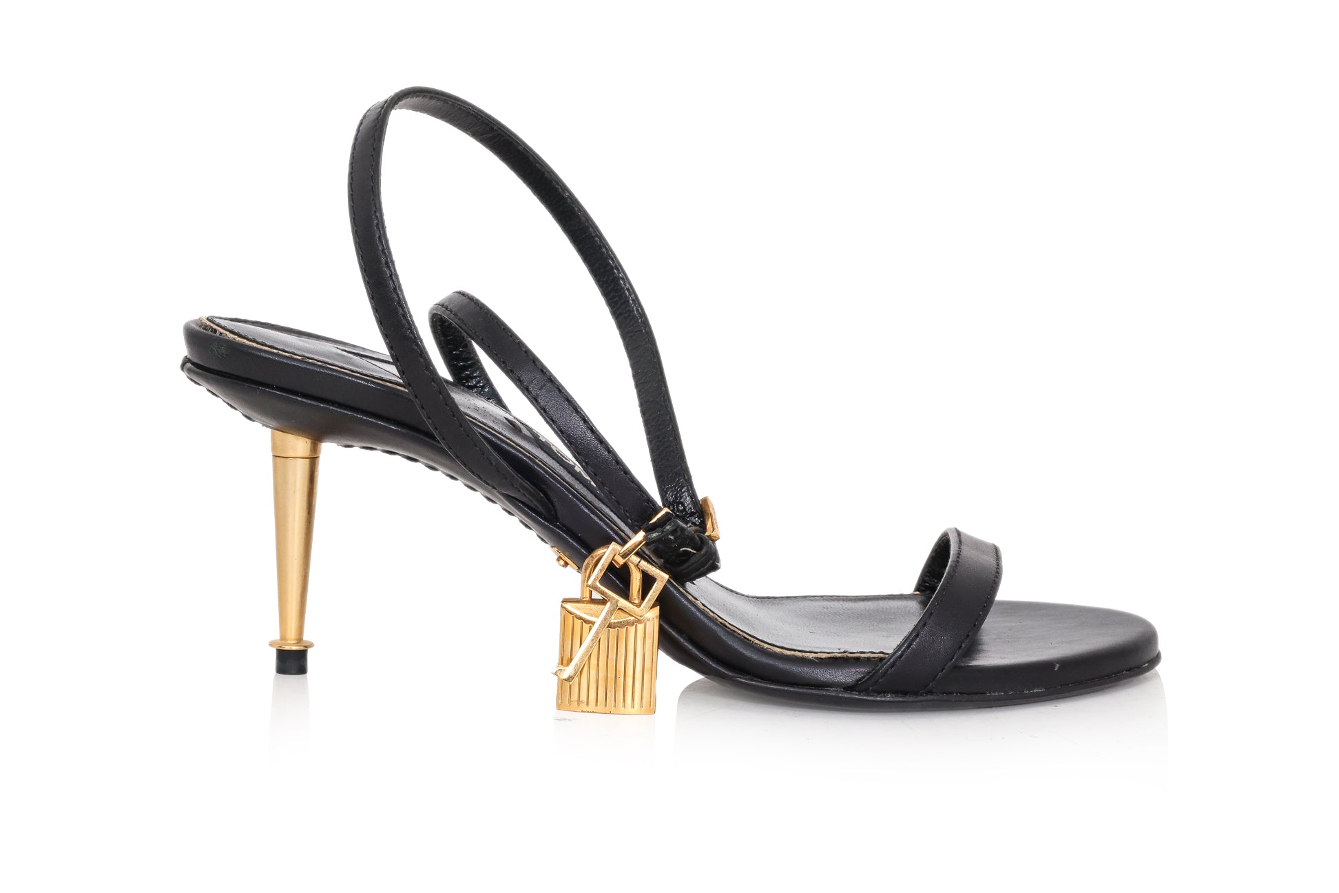 TOM FORD - A PAIR OF PADLOCK HEELS