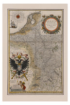 RHENUS, MOSELLA, VAHALIS, MOSA... WILLEM JANSZOON BLAEU, 1635
