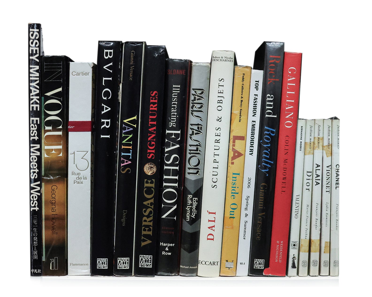 A GROUP OF DESIGNER FASHION BOOKS