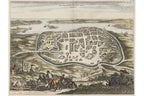 A GROUP OF THREE ENGRAVINGS OF INDIAN TOWNS AND FORTS, JOHAN NIEUHOFF, 1732