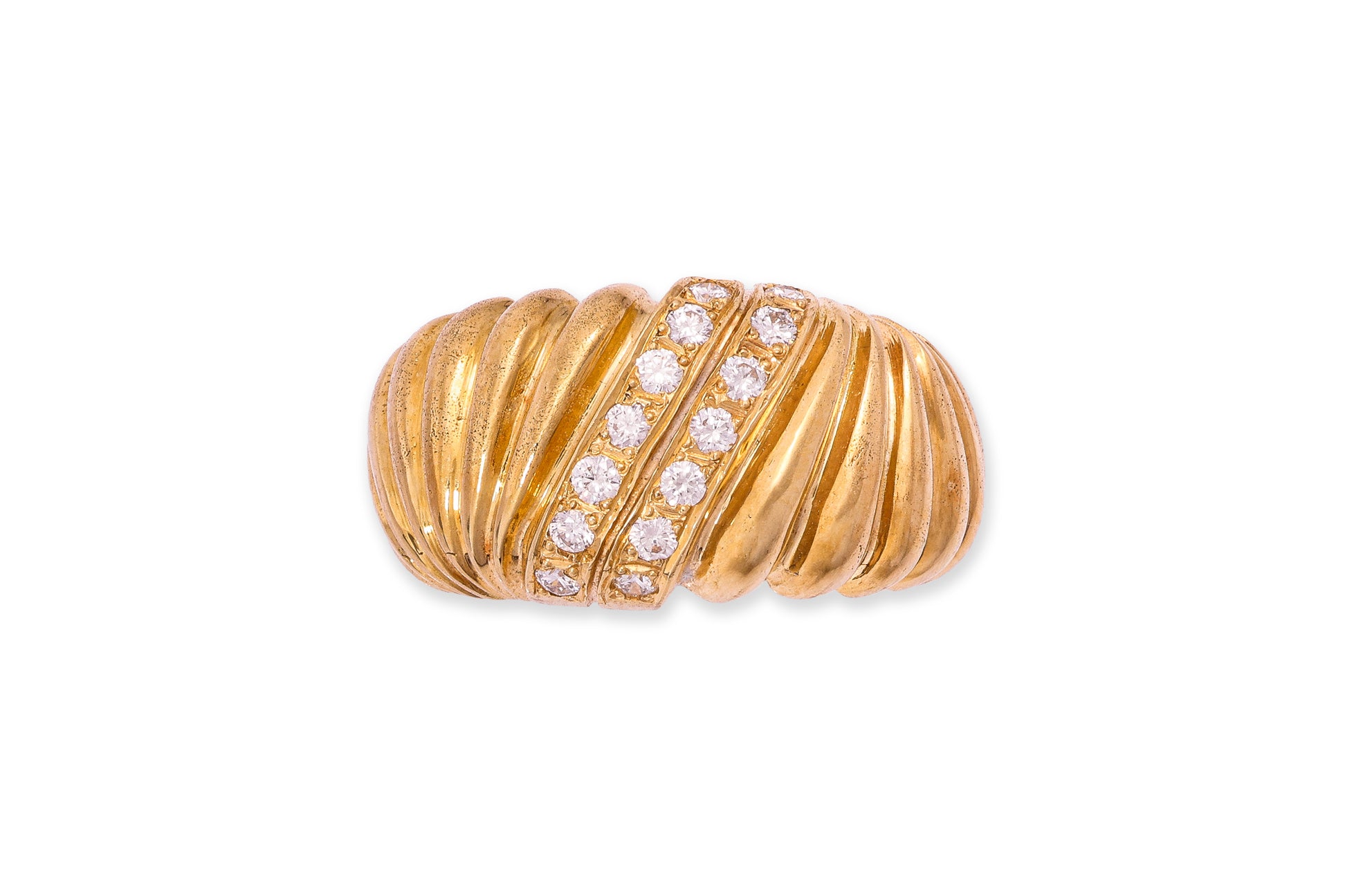 A DIAMOND 'DOME' RING