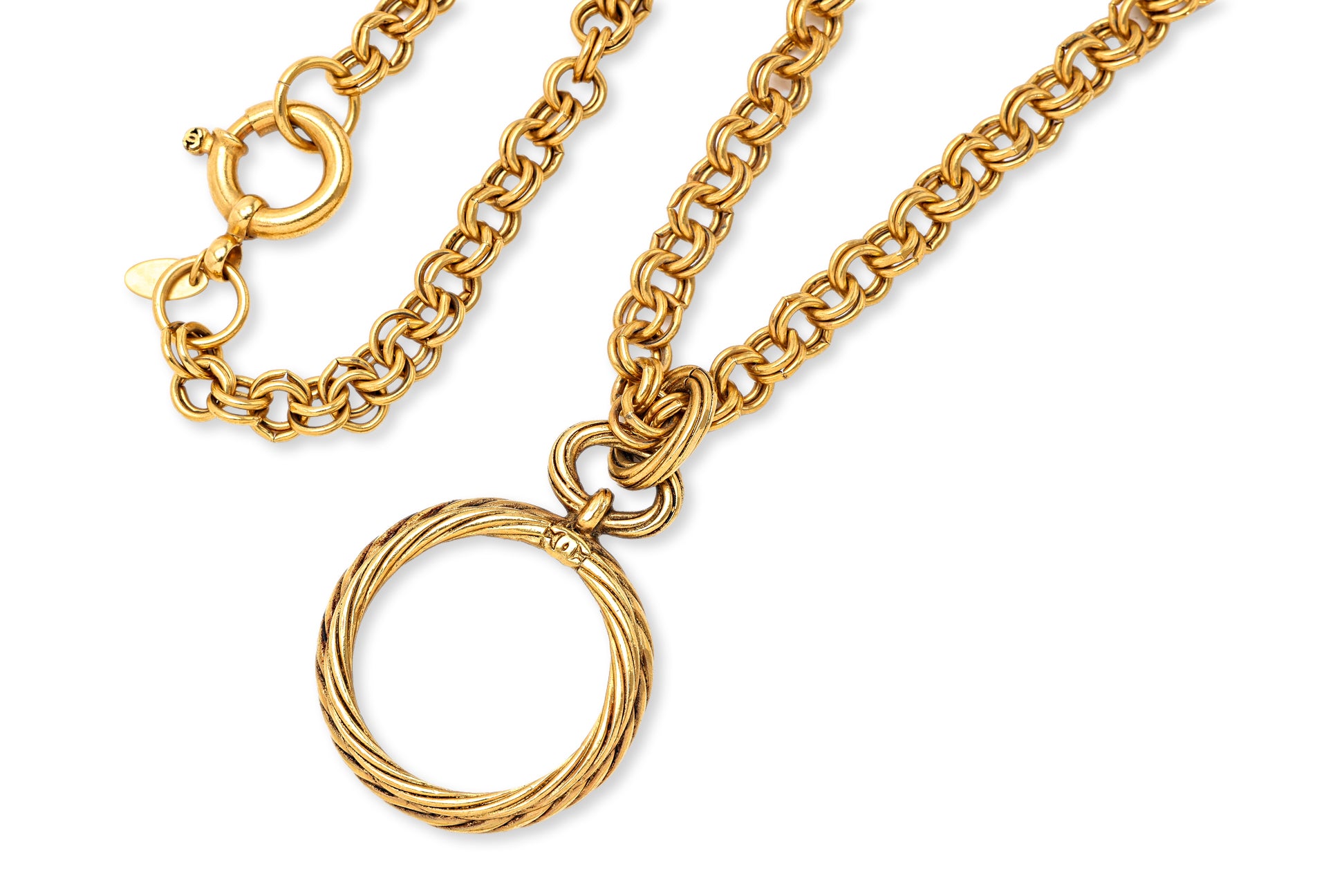 A CHANEL MONOCLE ON CHAIN