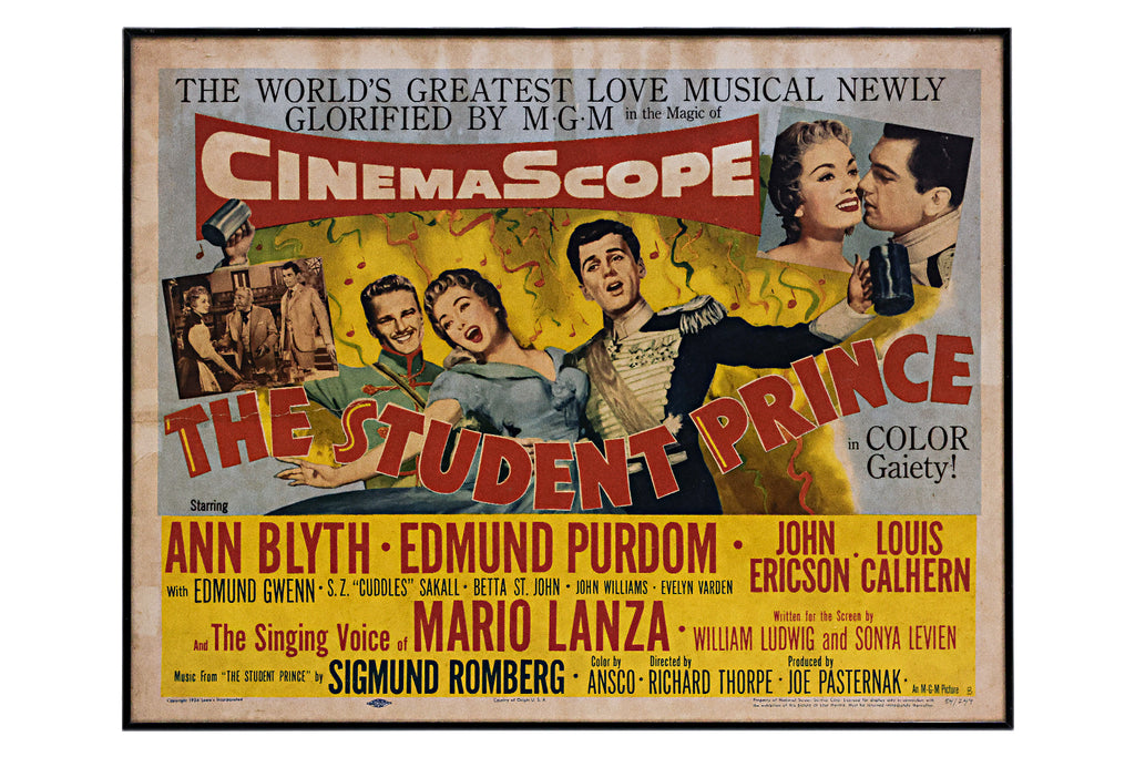 SOUTH PACIFIC (1958), THE STUDENT PRINCE (1954) FILM POSTERS