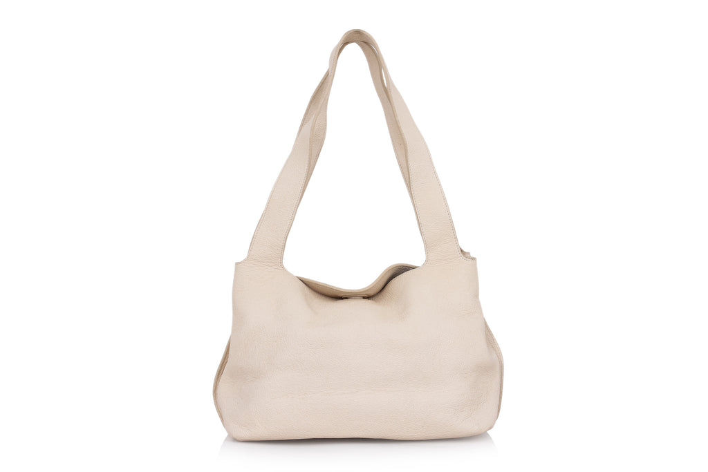 THE ROW – A GRAINED CALFSKIN 'DUPLEX' HOBO BAG