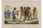 SIX HAND-COLOURED ETHNOGRAPHIC ENGRAVINGS OF INDIGENOUS AUSTRALIANS, M. G. L. DOMENY DE RIENZY, 1836