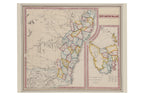 NEW SOUTH WALES & VAN DIEMEN'S LAND FROM THE MOST RECENT AUTHORITIES... GEORGE PHILIP, 1874