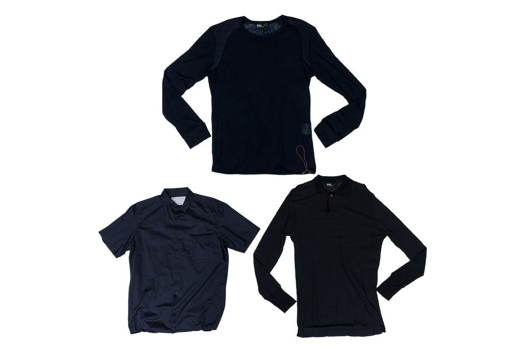 KOLOR - A GROUP OF THREE TOPS