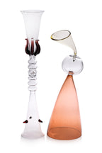 TWO PIECES OF POST-MODERN ART GLASS