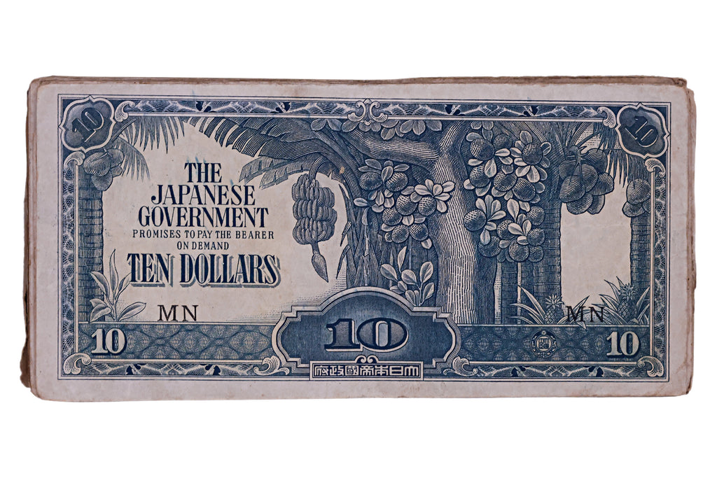 MALAYA JAPANESE OCCUPATION 10 DOLLARS MN