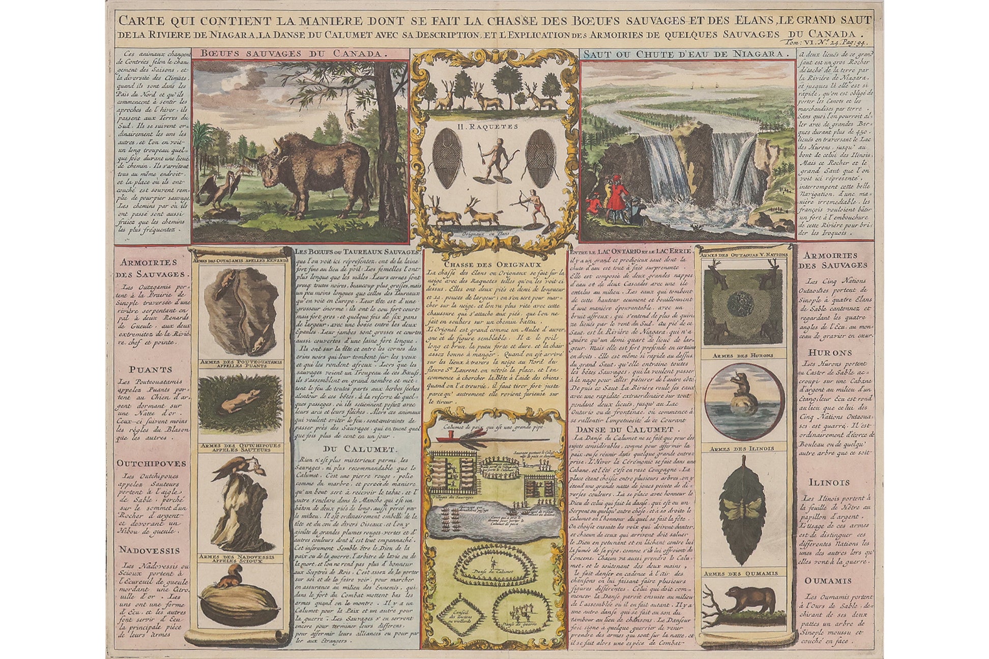 DESCRIPTION DES CASTORS & DE LEUR INDUSTRIE, HENRIE ABRAHAM CHATELAIN, 1705-1739