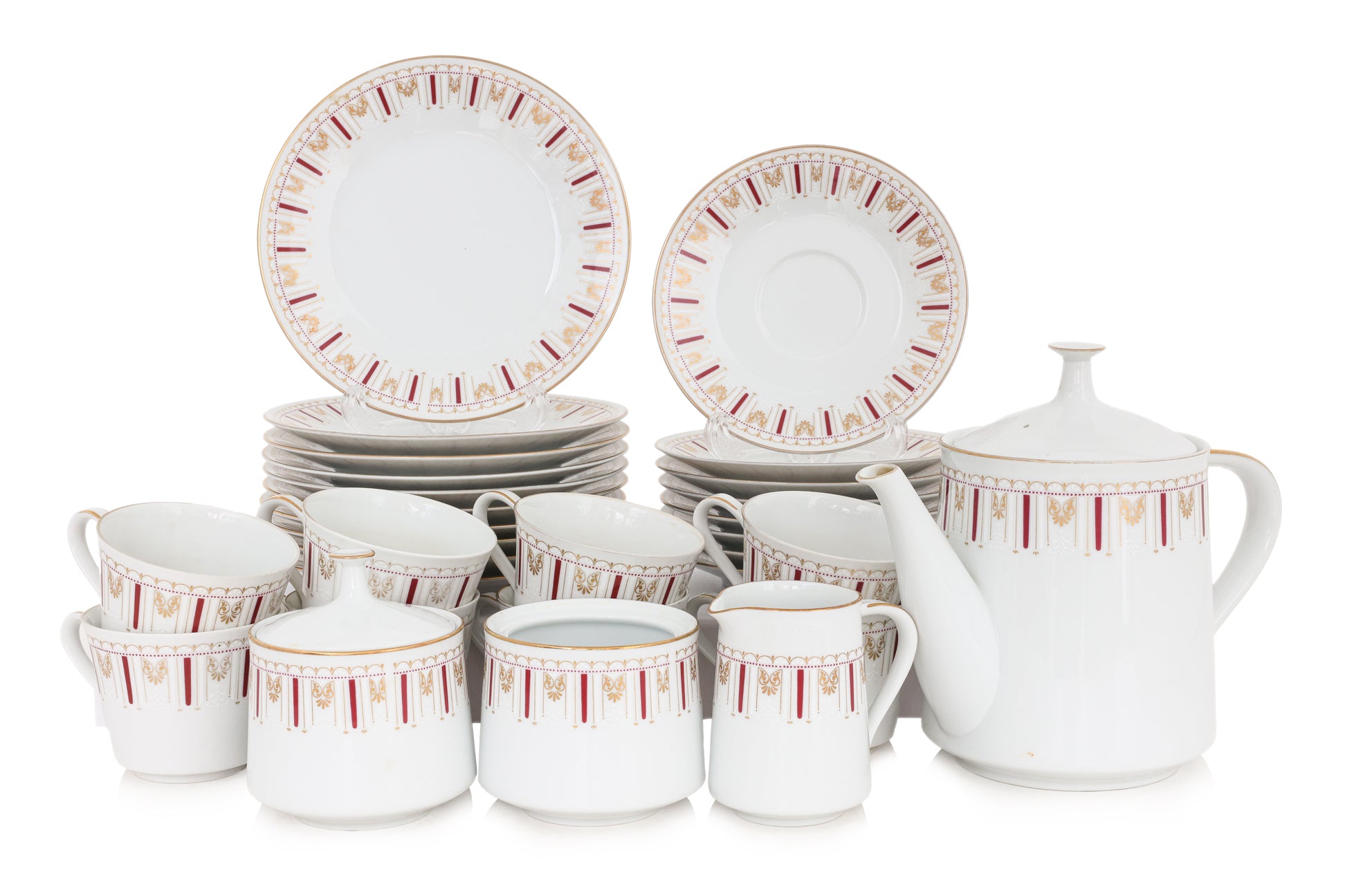 A NORITAKE 'REBECCA' PATTERN PART TEA SERVICE