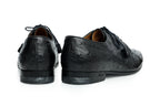 GUCCI - A PAIR OF OSTRICH SHOES