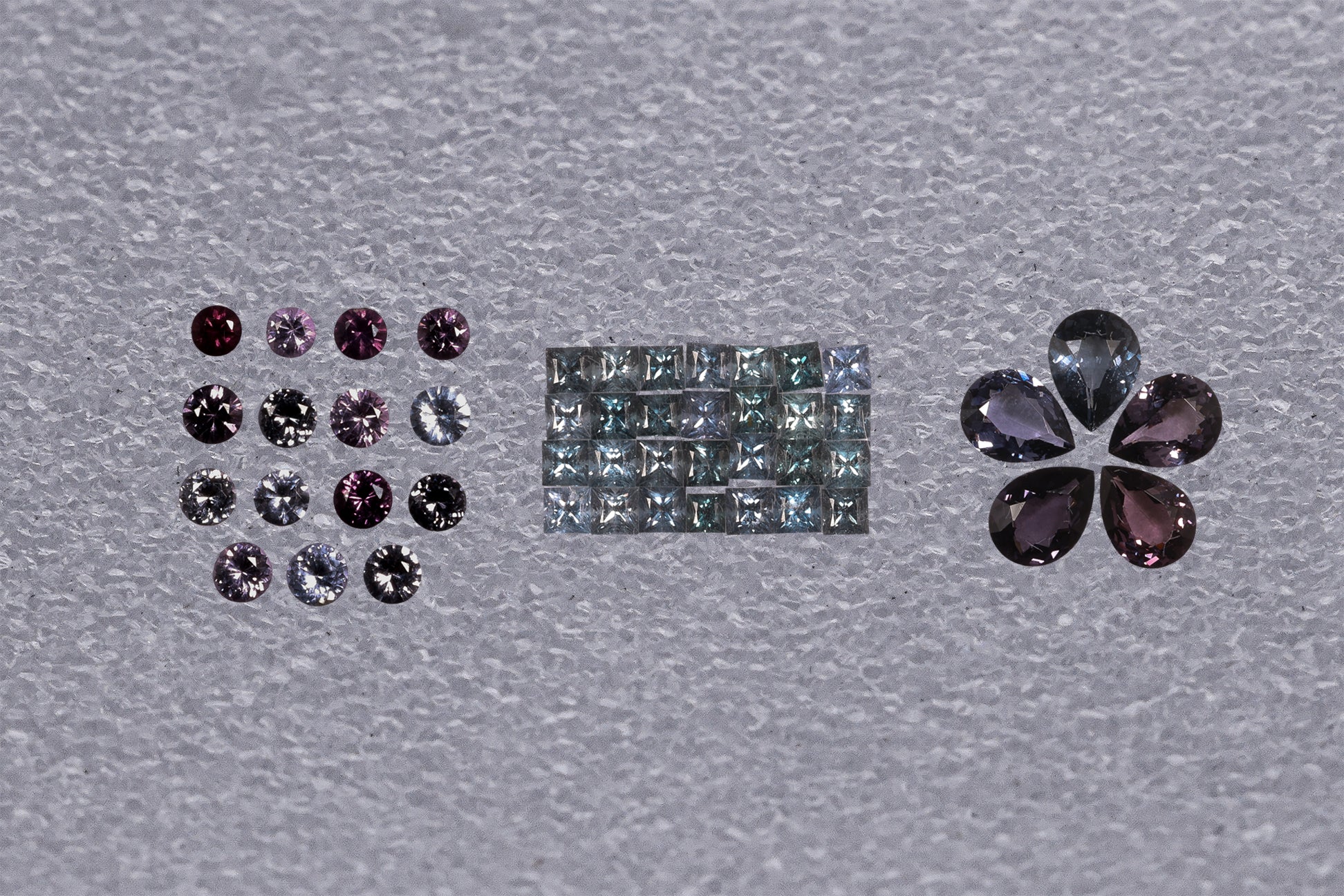 A GROUP OF UNMOUNTED SPINEL