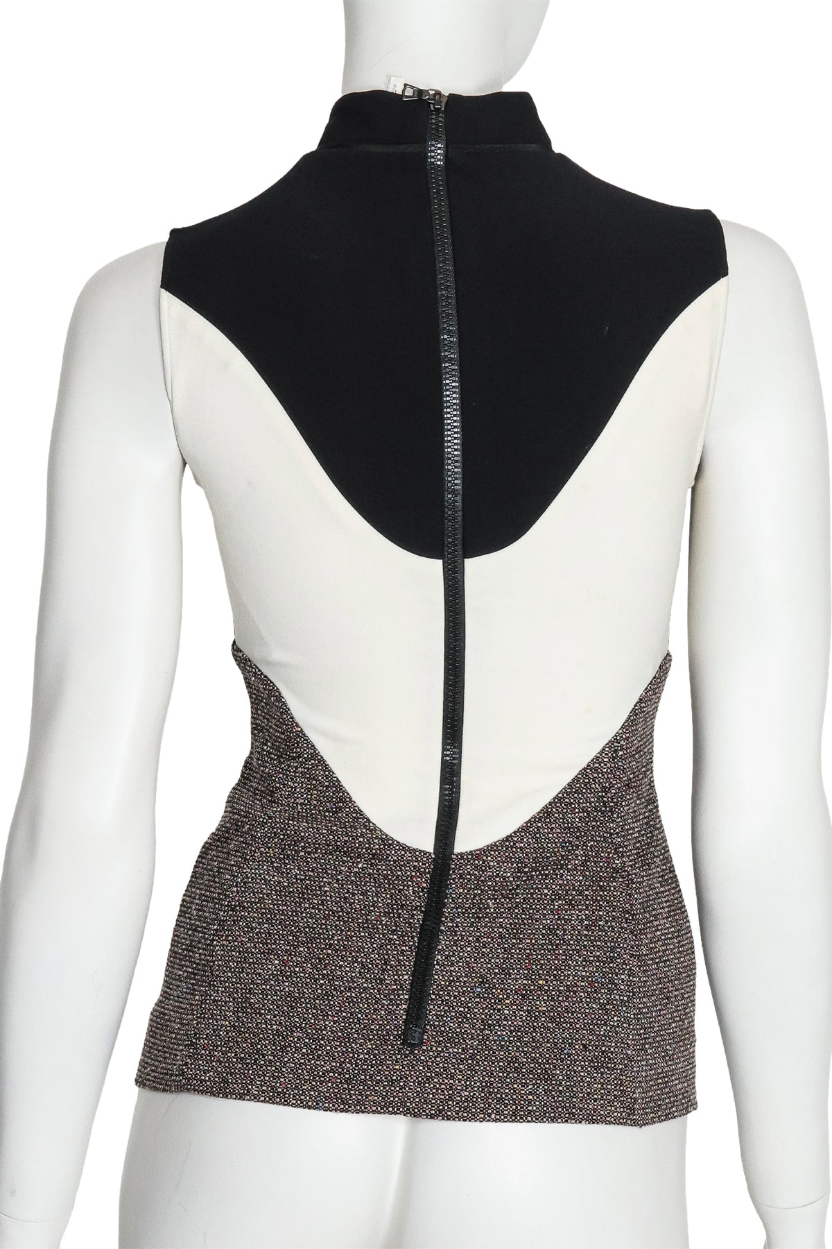STELLA MCCARTNEY - A MULTI-TEXTURED SLEEVELESS TOP