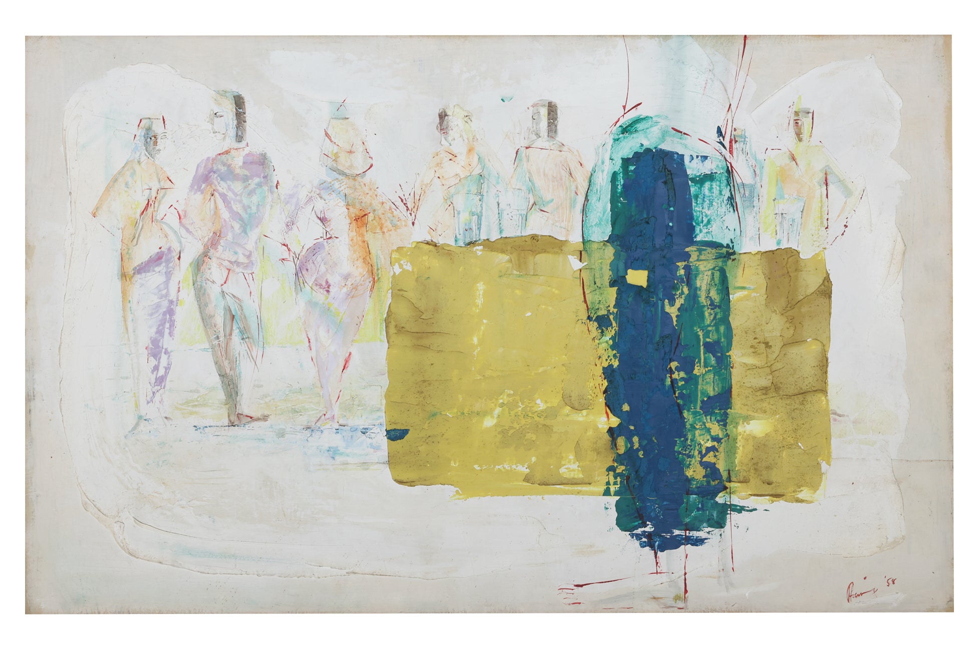 SOUTHEAST ASIAN SCHOOL (XX) - ABSTRACT FIGURES 1958