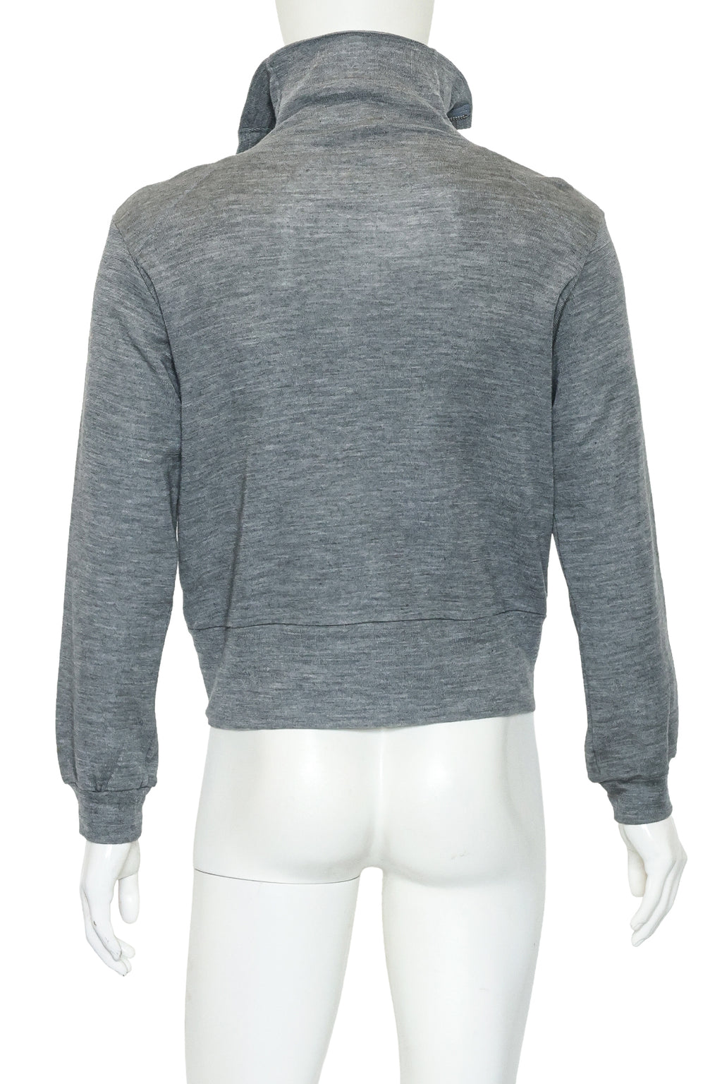 YOHJI YAMAMOTO - A GREY WOOL ZIP JACKET